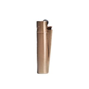 ACCENDINO CLIPPER METALLO ORO ROSA SATINATO