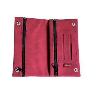 PORTA TABACCO ROSSO SIMIL PELLE